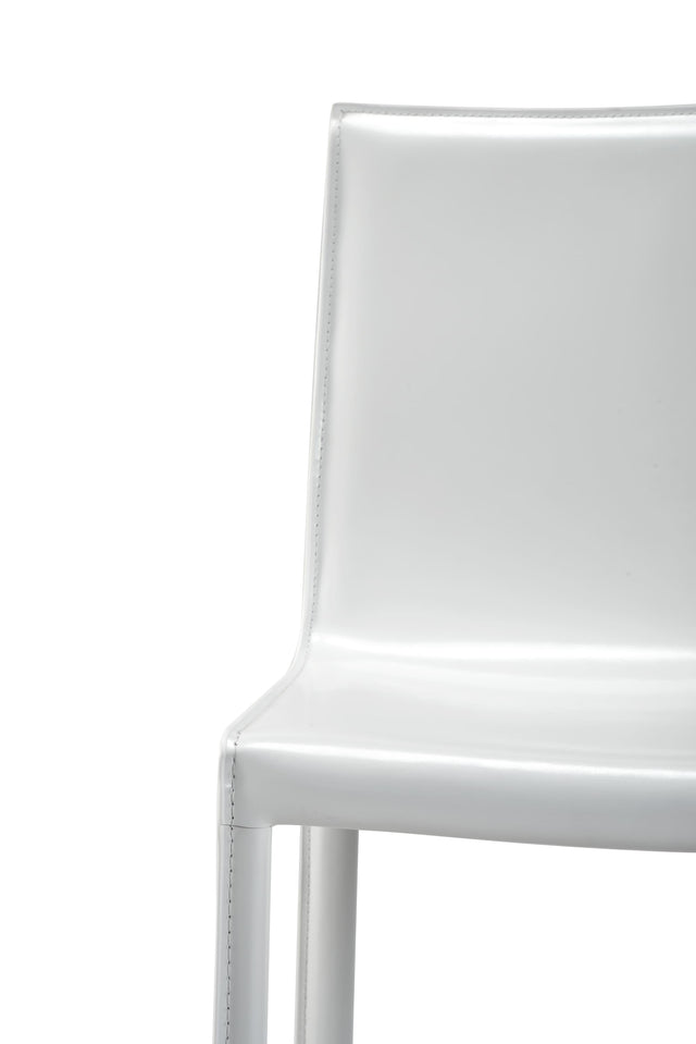 set di 2 sedie da pranzo lusaka bianca