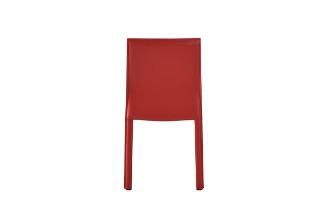 set of 2 lusaka dining chairs red