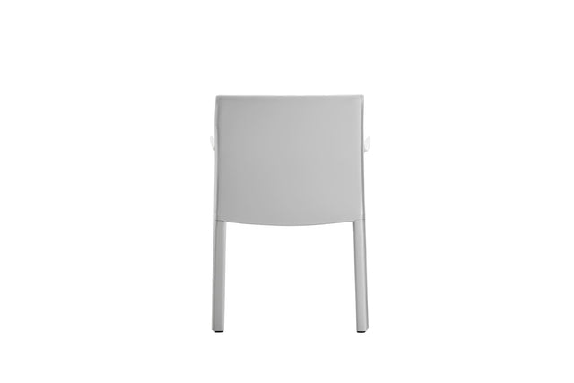 lusaka dining chair with armrests white