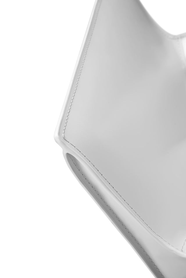 sedia da pranzo con braccioli lusaka bianca