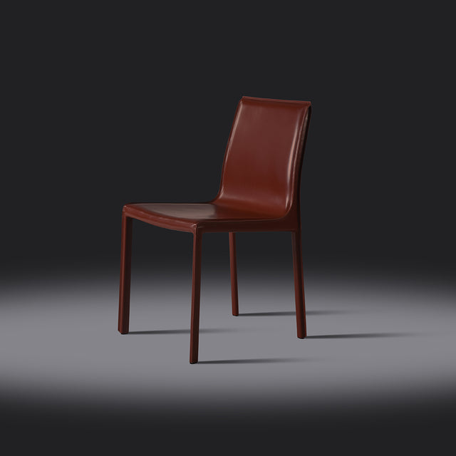 set di 2 sedie da pranzo lusaka burgundy