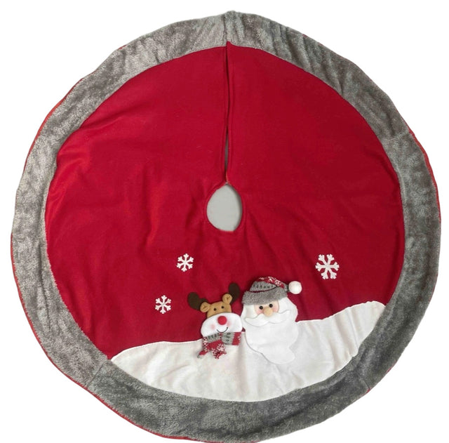 decorazione albero di natale - gonna in tessuto  - 1 pezzo