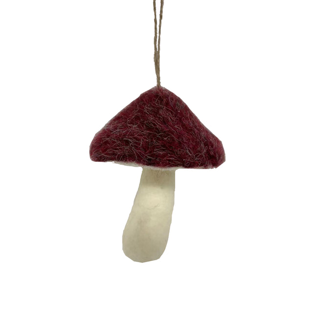 decorazione albero di natale - fughetto da appendere - rosso/bianco - bianco/verde - 2 pz