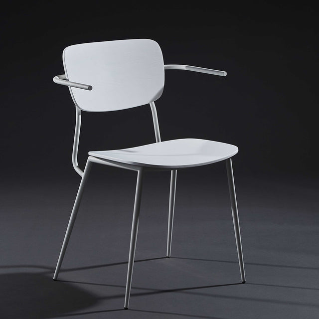 set di 2 sedie pavia bianca