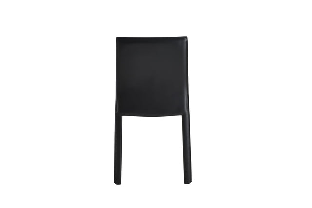 set of 2 lusaka dining chairs black