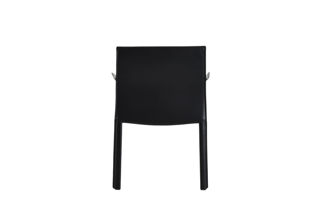 lusaka dining chair with armrests black