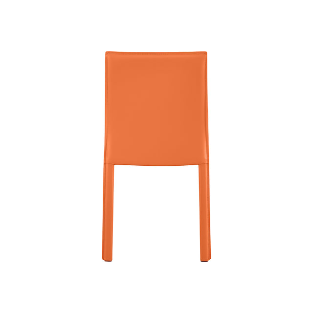 set of 2 orange Lusaka dining chairs