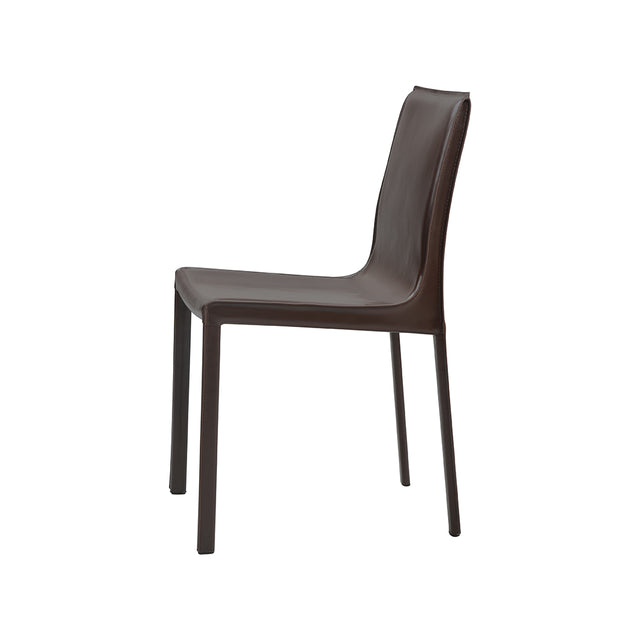 set of 2 dark brown Lusaka dining chairs