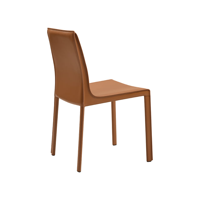 set di 2 sedie da pranzo lusaka marrone chiaro
