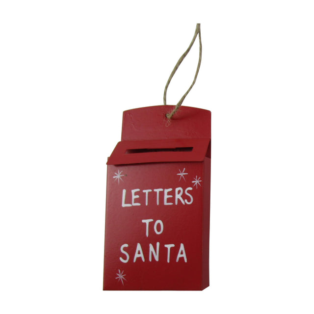 decorazione albero di natale - busta delle lettere da appendere - set 6 pz